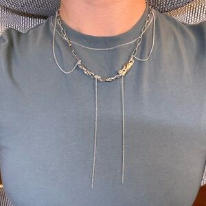 Elegant Silver Chain Necklace